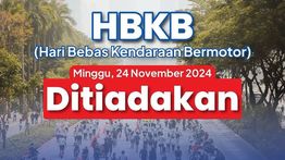 Masa Tenang Jelang Pilkada, Car Free Day (CFD) 24 November 2024 Ditiadakan