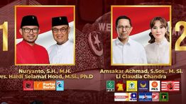 Poltracking di Pilwalkot Batam: Amsakar-Li Claudia 74,3% dan Nuryanto-Hardi 25,7%