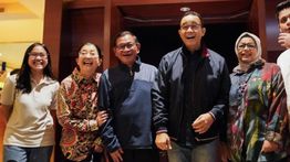 Masa Tenang Pramono-Rano: Nonton Bareng Anies, Sarapan sama Ahok