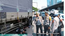 Potret Kecelakaan Maut Slipi, Korban Terlindas Truk