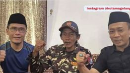 Datangi Ponpes Gus Miftah, Sunhaji Penjual Es Teh Diangkat Jadi Anggota Kehormatan Banser