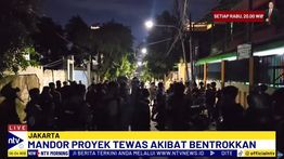 Ngeri! Bentrokan Warga dengan Pekerja Proyek di Tanah Abang, Tewaskan 1 Orang