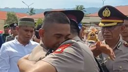 Dansat Brimob Gorontalo Turut Berbelasungkawa atas Meninggalnya Orang Tua Bintara Polri Malam Jelang Pelantikan