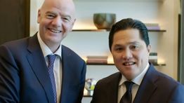 Erick Thohir Laporkan Progres Transformasi Sepak Bola Indonesia ke Presiden FIFA