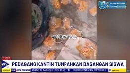 Viral Video Ibu Kantin Buang Jajanan Siswa MTs di Brebes