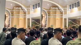 Momen Lucu saat Sambutan di Gereja, Diawali Assalamualaikum