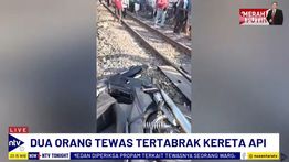 Kecelakaan Tragis, Dua Orang Tewas Tertabrak Kereta Api di Asemrowo Surabaya