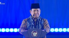 Prabowo Pakai Kain Bentenan Minahasa di Perayaan Natal Nasional 2024