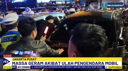 Kabur Usai Tabrak Dua Pengendara Sepeda Motor, Mobil Ini Jadi Sasaran Amukan Massa