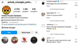 Instagram Polsek Cinangka Digeruduk Netizen, Buntut Kasus Penembakan Bos Rental Mobil