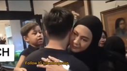 Momen Pertemuan Baim Wong dan Paula Verhoeven di Rumah Duka, Sempat Berpelukan