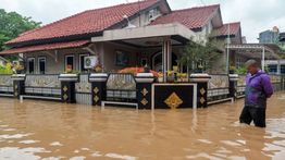 Penampakan Ribuan Rumah Kerendam Banjir di Kabupaten Serang