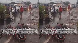 Fakta Mengerikan Kecelakaan Maut di Jalan Raya Narogong, Pengendara Motor Tewas