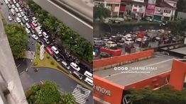 Kemacetan Panjang di Jalan Bintaro Utama 3 Kamis Pagi