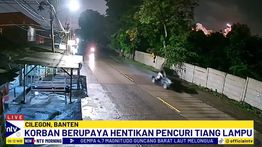 Aksi Heroik Kanit Reskrim Polsek Ciwandan, Ditabrak dan Terseret Mobil Pencuri Tiang PJU