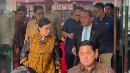 Erick Thohir dan Sri Mulyani Tiba-tiba Datangi Kantor Bahlil, Bahas Apa?