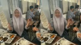 Viral, Momen Siswi SMA Nikmati Program Makan Bergizi Gratis Sambil Bawa Kerupuk dan Sambal