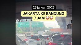 Viral! Curhat Warga Jakarta ke Bandung 7 Jam