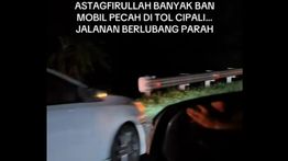 Viral Banyak Mobil Pecah Ban Gegara Lubang di Tol Cipali, Ini Kata Pengelola