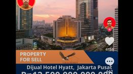 Yang Minat! Hotel Grand Hyatt Jakarta Dijual Rp 12,5 Triliun