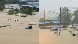 Banjir Besar Landa Sarawak, Akses Indonesia dan Malaysia Terputus