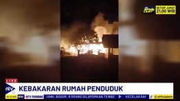 Rumah Hangus Terbakar, Pemilik Nekat Masuk Demi Selamatkan Uang