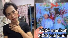 Viral! Nikah Tahun 2024 Kemudian 2025 Cerai, Pria Ini Jadi Janda