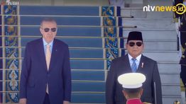 Prabowo Sambut Erdogan di Istana Bogor