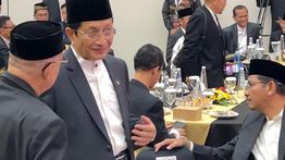 Menag Tiba di Sidang Isbat Penentuan Awal Puasa Ramadan 2025