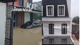 VIDEO: Gerai KFC juga Rumah Mewah Jadi Korban Banjir Bekasi