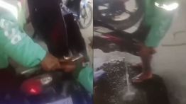 Ratusan Motor Ojol Mogok Diduga Gegara BBM Oplosan di Kendari, Pertamina Buka Suara