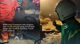 Ngeri! Banjir dan Longsor di Sukabumi Sebabkan 1 Orang Tewas dan 7 Hilang