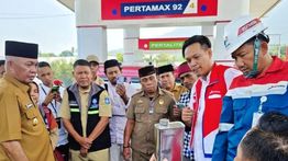 Pastikan Ketersediaan Stok BBM, Satgas Ramadhan Pertamina Papua-Maluku Sidak SPBU di Ternate