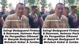 Hadiri Sidang, Hotman Paris Dikawal Ketat oleh 9 Bodyguard Berbadan Kekar