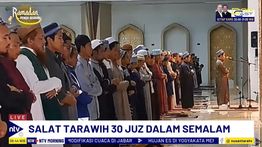 Salat Tarawih Terpanjang di Pondok Pesantren Al-Fatah Temboro, Baca 30 Juz Al-Qur'an Semalam