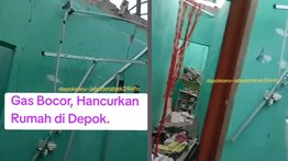 Gas Meledak Sampai Hancurkan Rumah di Depok