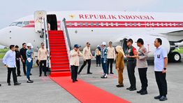 Usai dari Freeport, Prabowo Resmikan 17 Stadion dari Jawa Timur