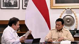 Prabowo Bahas Perkembangan Ekonomi Nasional dengan Menko Airlangga