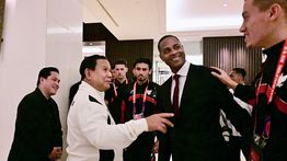 Prabowo Temui Timnas Indonesia Jelang Laga Lawan Bahrain, Kasih Semangat Langsung!