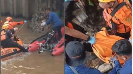 Penyelamatan Anak Tenggelam di Kali Pesanggrahan