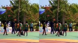 VIDEO: Anak SD Tersungkur Dianiaya Pria Berbaju Hitam Gegara Kalah Futsal