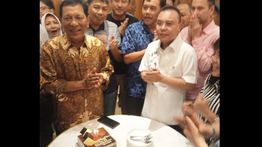 Dasco Hadiri Perayaan Ultah Eks Aktivis Malari Hariman Siregar