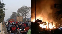 Imbas Kebakaran Lapak Madura Cikarang Timur, Macet Parah Pagi Hari Ini