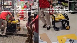 Bali Blackout 2 Jam, Penjualan Genset Ludes Diserbu Warga dan Bule