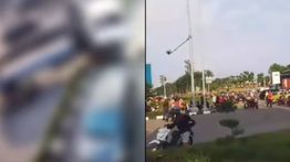 Kecelakaan Mengerikan, Truk Hantam Pemotor Sampai Tewas Mengenaskan