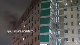 VIDEO: Apartemen Modernland Tangerang Terbakar