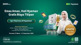 Borong Emas Dahulu, Titip Emas Kemudian di Pegadaian, Gratis!