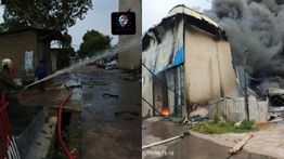 Gudang Produksi Styrofoam di Cikupa Dilalap Api, Pemadaman Masih Berlangsung