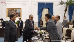 Sambutan Hangat Prabowo Subianto untuk Bill Gates di Istana Merdeka