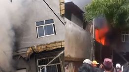 VIDEO: Ngerinya Kobaran Api dan Asap Tebal Kebakaran Tanah Sereal Tambora